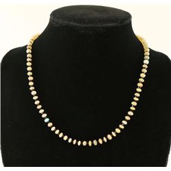 Opal Black Spinel Bead Necklace
