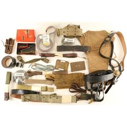 Lot of Miltary Belts and Slings