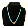 Image 1 : Santo Domingo Turquoise & Heishi Shell Necklace