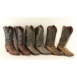 Lot of 3 Cowboy Boots