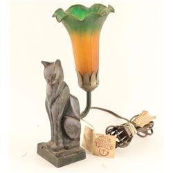 Tiffany Style Cat Lamp