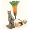 Image 1 : Tiffany Style Cat Lamp
