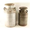 Image 1 : Lot of 2 Milk Cans