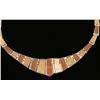 Image 2 : Hinged Wood Inlay Sterling Necklace