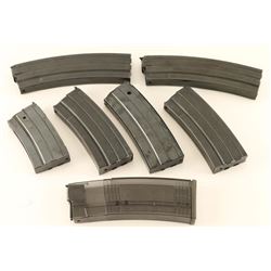 Lot of 7 Ruger Mini 14 Mags