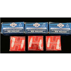 Lot of 17 & 22 Hornet Ammo