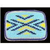 Image 1 : Seed Beaded Buckskin Belt Buckle