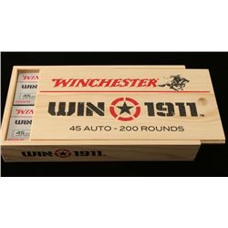 Winchester 1911 Crate with 45 Auto Ammo
