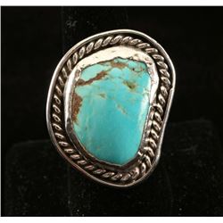 Native American Turquoise & Sterling Ring