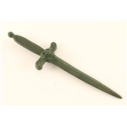 Cast Bronze Ritual Dagger