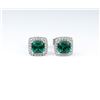 Image 2 : 'EFFY' Design Chatham Created Emerald Earrings