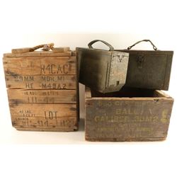 Lot of Ammo Cans & Ammo Crates