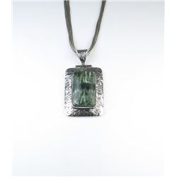 Dramatic Sterling Silver Pendant