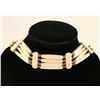 Image 1 : Native American Turquoise Coral Bone Choker