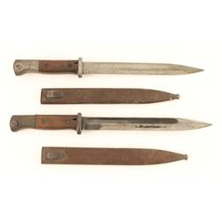 (2) German K98 Bayonets