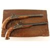 Image 1 : Unsigned Set of Percussion Dueling Pistols