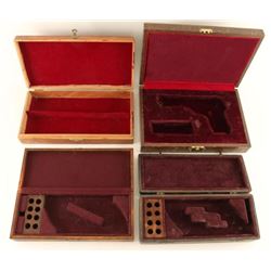 Lot of 4 Pistol Boxes