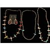 Image 1 : Lot of 3 Fetish Necklaces & 1 Pair Fetish Earrings
