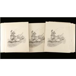 Lot of 22 Will James Prints