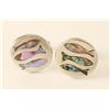 Image 2 : Inlaid Sterling & Abalone Cuff Links