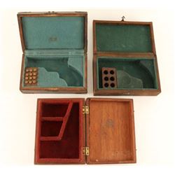 Lot of 3 Small Gun Cases
