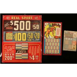 Vintage Punch Board Games