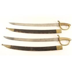(2) French Artillery Swords