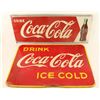 Image 1 : Two Enameled Coca Cola Signs
