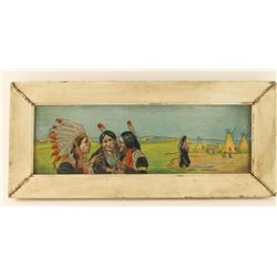 Embossed Pre War Print