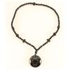 Image 1 : Black Bead Necklace with Pendant