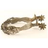 Image 1 : Pair of Buerman Spurs with Chains