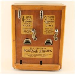 Vintage Postage Stamp Machine