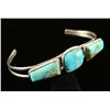 Image 2 : Turquoise Sterling Cuff Bracelet