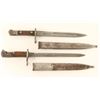 Image 2 : (2) South American Mauser Bayonets