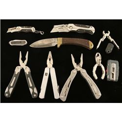Lot of Pocket Knives & Utility Sets