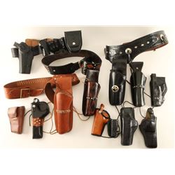 Large Lot of Gun Leather