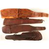Image 1 : Lot of 4 Leather Rifle Scabbards