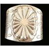 Image 2 : Hammered Repousee Sterling Native American Cuff