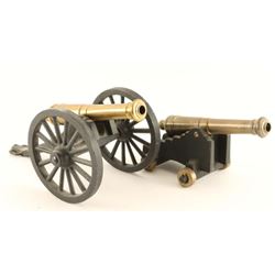Lot of 2 Miniature Cannons
