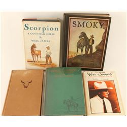 Lot of 5 Will James Books