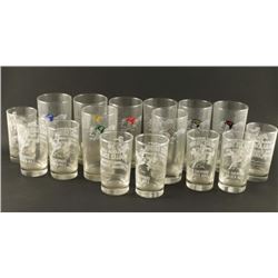 Lot of 16 Bar Glasses