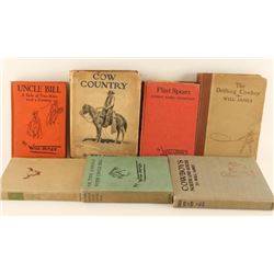 Lot of 7 Will James Books