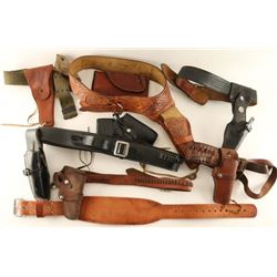 Large Lot of Gun Leather