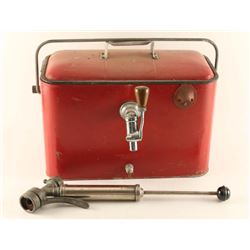 Vintage Picnic Beer Keg Cooler