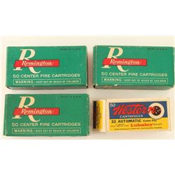 Approximately 179 rounds .32 Auto Ammo