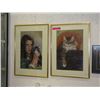 Image 1 : 2 Original Pastel Drawings with Cats