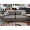 Image 1 : New 85" Retro Style Fabric Sofa