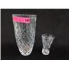 Image 1 : 2 Crystal Vases