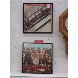 2 Framed Original Pressings "The Beatles" Albums