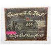 Image 1 : New Tin Sign with Vintage 666 Image